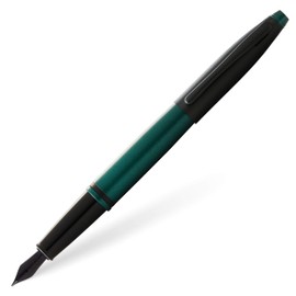 Cross Calais Matte Green and Black Lacquer Fountain Pen