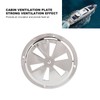 Cabin Ventilation Plate Marine Grade Stainless Steel Round Louver Vent