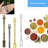 Lyvixora 8 PCS Mini Measuring Spoon Set - Small Zinc