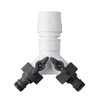 Takagi G099CG Connector Hose Joint with 3-Way Connector Plug in