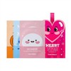 TONYMOLY 6 Pc Assorted Hydrogel Eye Mask Set, Heart Eyes