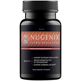 Nugenix Estro-Regulator – Potente bloqueador de estrógeno para hombres, estimulador de testosterona, suplemento DIM, inhibidor de aromática – 60 cápsulas