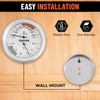 Golden Wave Sauna Thermometer & Hygrometer 2-in-1 – Fahrenheit (70-250°F)