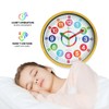 Park Madison 12 Inch Kids Learning Clock - Silent, Non-Ticking,