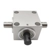 PGFUN 1:1 Right Angle Tapered Bevel Gearbox 1.5 Module 20