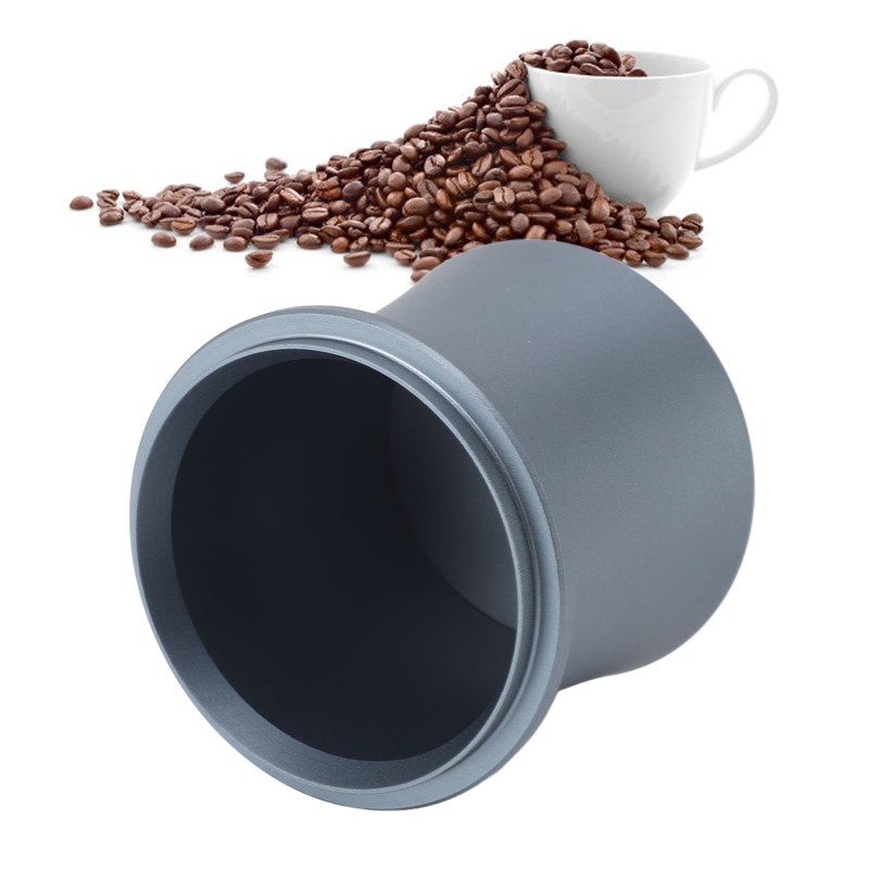 Coffee Dosing Cup Aluminum Alloy Antistatic Coffee Powder Feeder Dosing