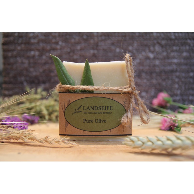 Landseife Pure Olive Handmade Organic Olive Oil Soap Natural Soap