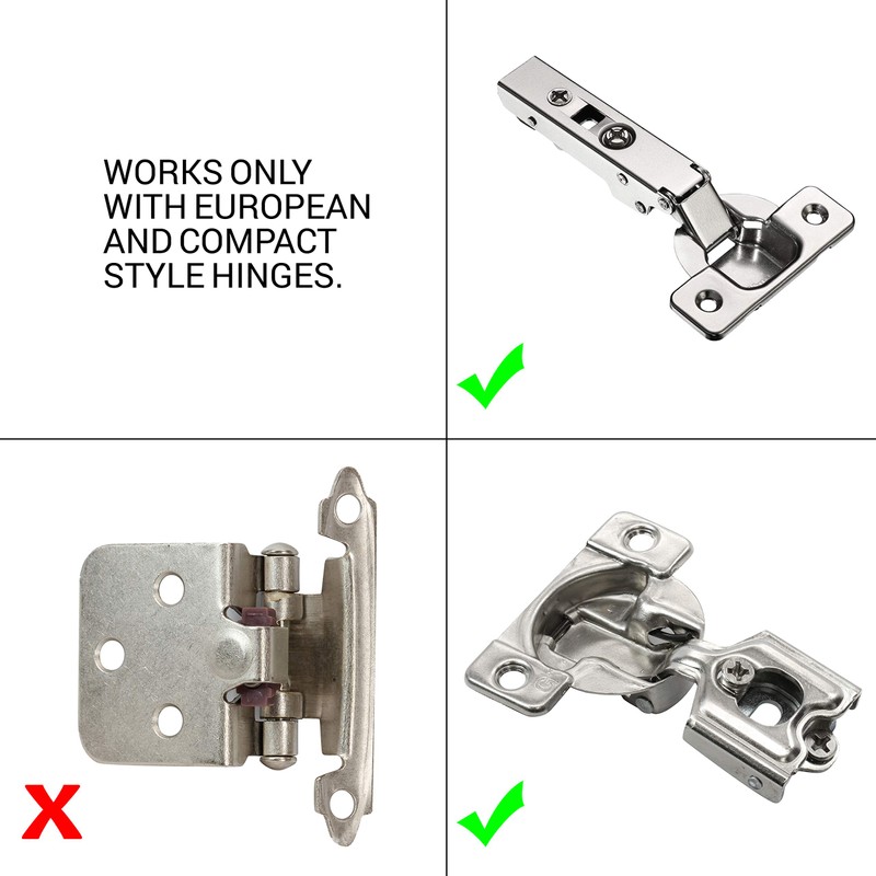 5 Pack Rok Hardware Soft Close Damper for Cabinet Doors/Compact/SoftClose