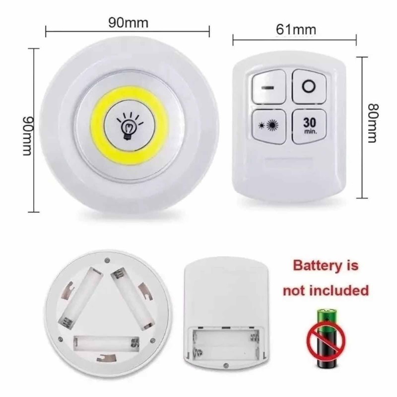 Garosa COB Smart Wireless Remote Control Night Light Decorative Mini