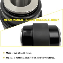 2Pcs Rear Radial Lower Knuckle Joint Compatible with Replace Part # 706004843 706002317 293370118 Can-Am Maverick X3 Max Turbo R Turbo RR 2017-2024