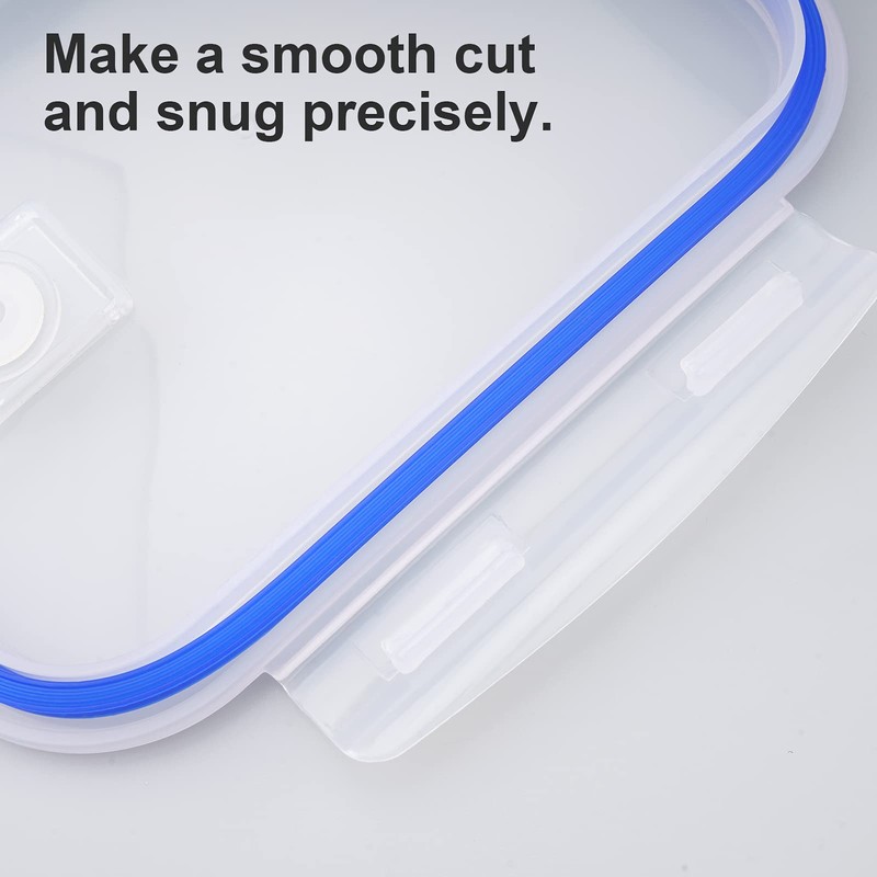 Business King Replacement Gaskets for Lids of Glass Meal Prep