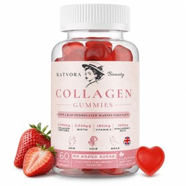 Collagen Gummies | 5 in 1 Beauty Formula | No Added Sugar | 60 Gummies