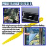 Car Window Tint Squeegee Tool, Plastic Long Handle Shank Corner