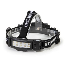 Steelman Slim Profile Rechargeable LED Motion-Activated Headlamp, 250-Lumen, 3 Brightness Settings, 20-Meter Range, Water-Resistant