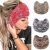 New Women's Retro Wide Outdoor Sports Headband 24*15*1.5/Style 1 15ea