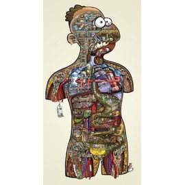 Human Project Cartoonposter klein