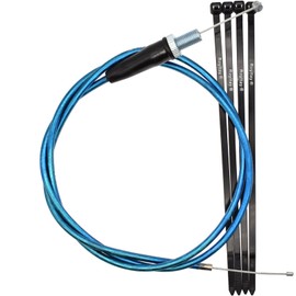 Royitay 50 inch Throttle Cable Compatible with CT200U Mini Baja MB165 196cc 5.5hp MB200 200cc 6.5hp Pit Bike Heat Warrior MOTOVOX MBX10 MBX11(Blue)