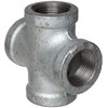 Anvil 8700126959, Malleable Iron Pipe Fitting, Cross, 3/4" NPT Female,