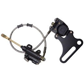 GOOFIT Rear Brake Assembly Master Cylinder Caliper Replacement for SDG SSR 107 125 110 125cc 110cc Pit Dirt Bike Chinese Scooter