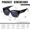 KANASTAL Polarized Fit Over Sunglasses with UV400 Protection Over Glasses