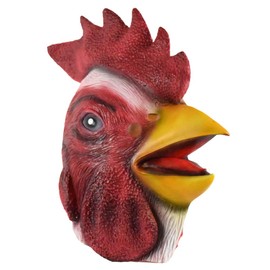 NOVELTY GIANT WWW.NOVELTYGIANT.COM Adult Latex Chicken Animal Cosplay Costume Mask