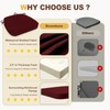 downluxe Chair Cushions for Dining Chairs, Waterproof Kitchen Chair Pads,