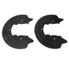 FengTeeh Pair Rear Disc Brake Splash Shield Backing Plate Set
