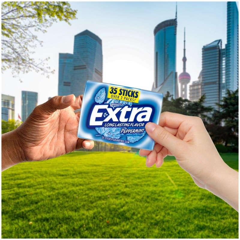 EXTRA Gum Peppermint, Bulk Chewing Gum Sugar-Free, Mega Pack of