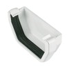 FloPlast RES1W White Square Line External Stop End 114mm
