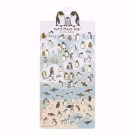 PM 205322 Petit Mark Seal Clear Sticker [Penguin] Cute