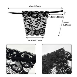 TSHAOUN 6 x Bra Insert, Women's Lace Clip-on Mock Camisole Bra Insert Overlay Modesty Panel Vest, Lace Mock Mock Camisole Snap Snappy Bra Insert Overlay, Bra Strap Clip, Camisole (3 Colours), 3