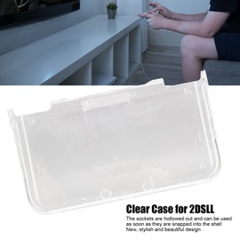 Yoidesu New 3DS LL Case, PC Transparent High Strength Protective Case, Scratch Resistant Hard Shell Compatible with 3DS LL