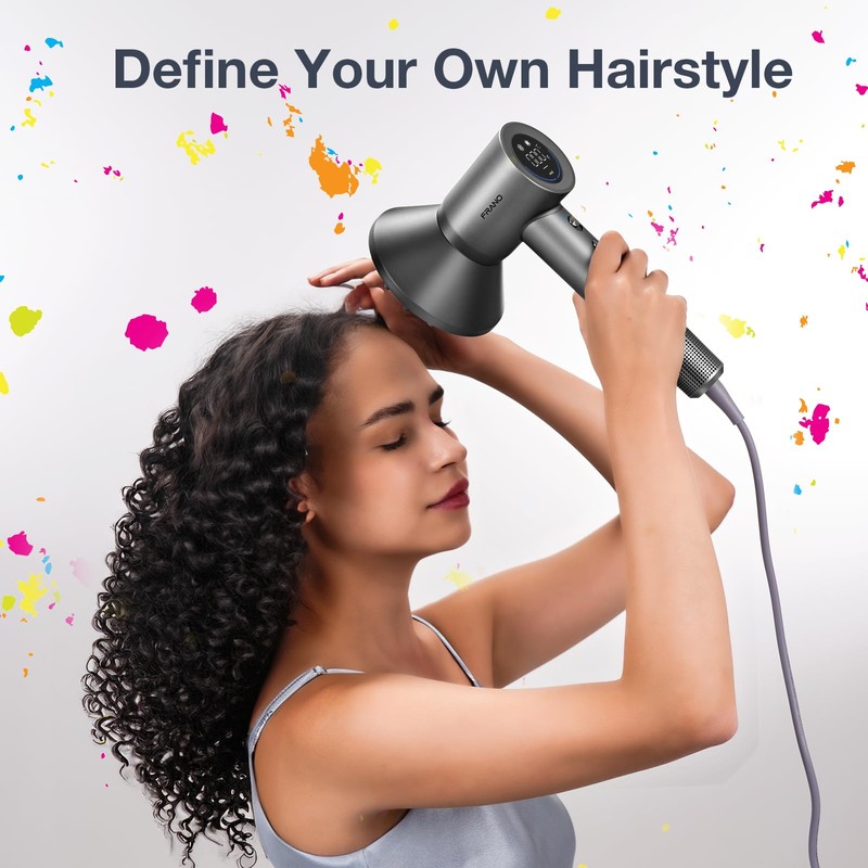 Professional Hair Dryer, 150,000 RPM High-Speed & 200 Million Negative