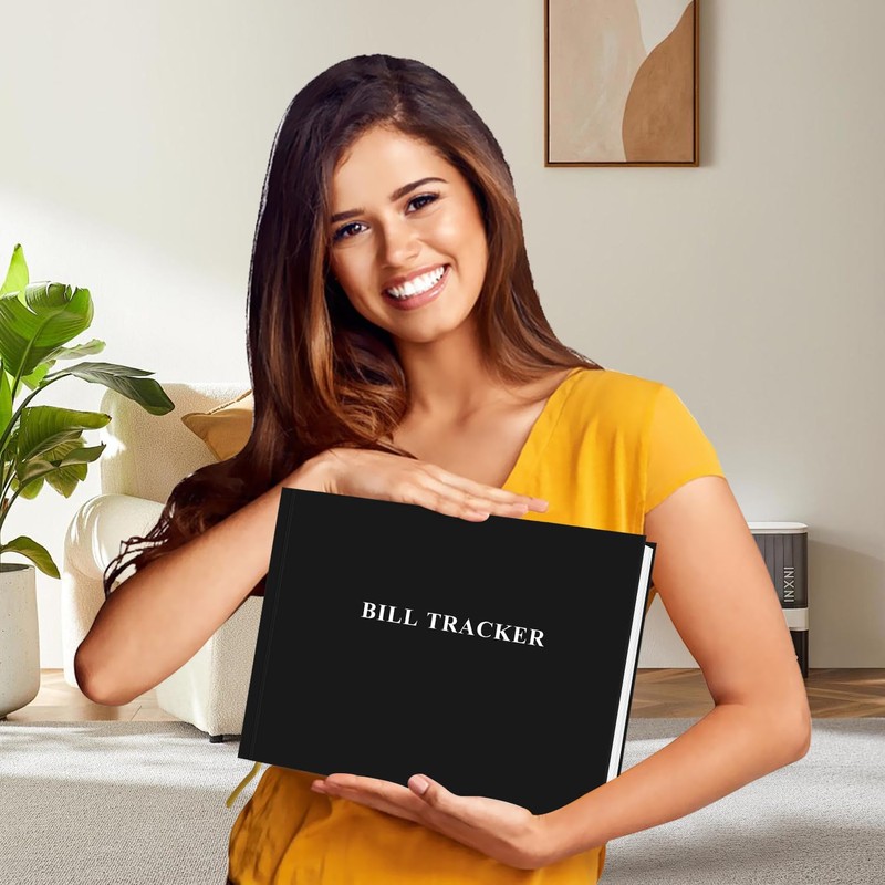Bill Tracker Notebook - Monthly Bill Organizer & Planner for