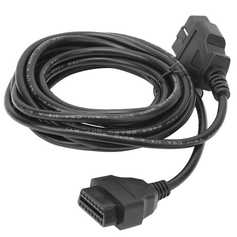 5m / 16.4ft OBD2 Car Diagnostic Cable Connector 16 Pin
