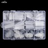 NMKL38 288PCS Nail French Silicone Sticker Nail Dual Form Set