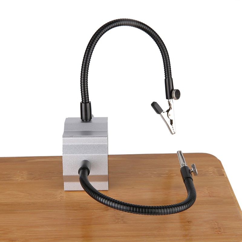 Universal Metal Arm Electric Iron Holder Solder Station Clamp for