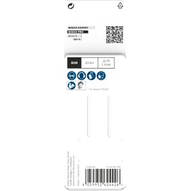 Bosch 2 x Pro Hardwood Clean T101AOF Jigsaw Blades for Curve Cuts (for Hardwood, Multiplex Plate, Length 83 mm, Professional Accessories Jigsaw)
