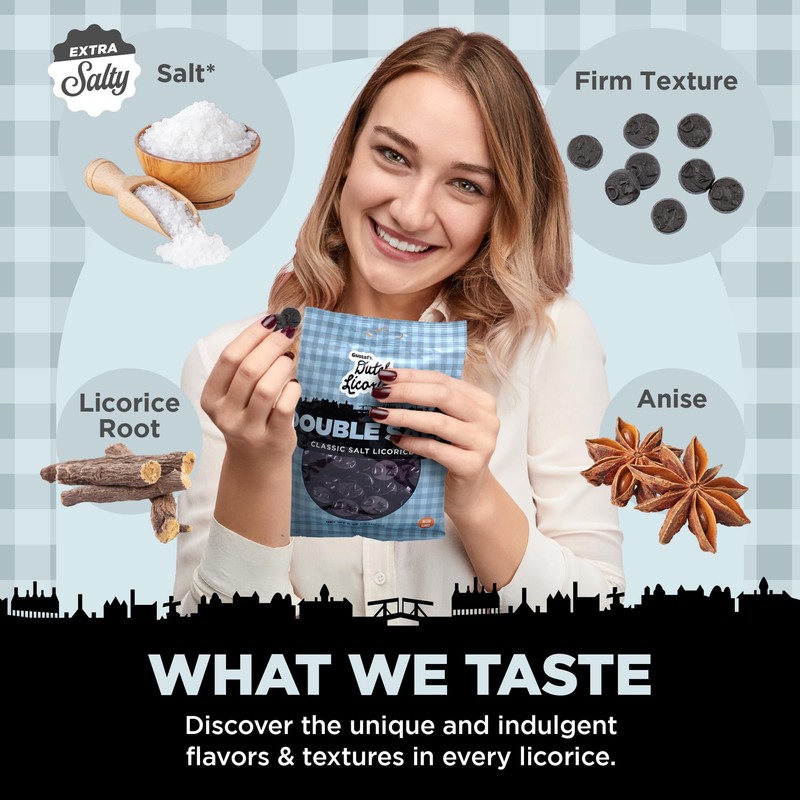 Gustaf's Dutch Licorice Double Salt Coins - 3 Pack of