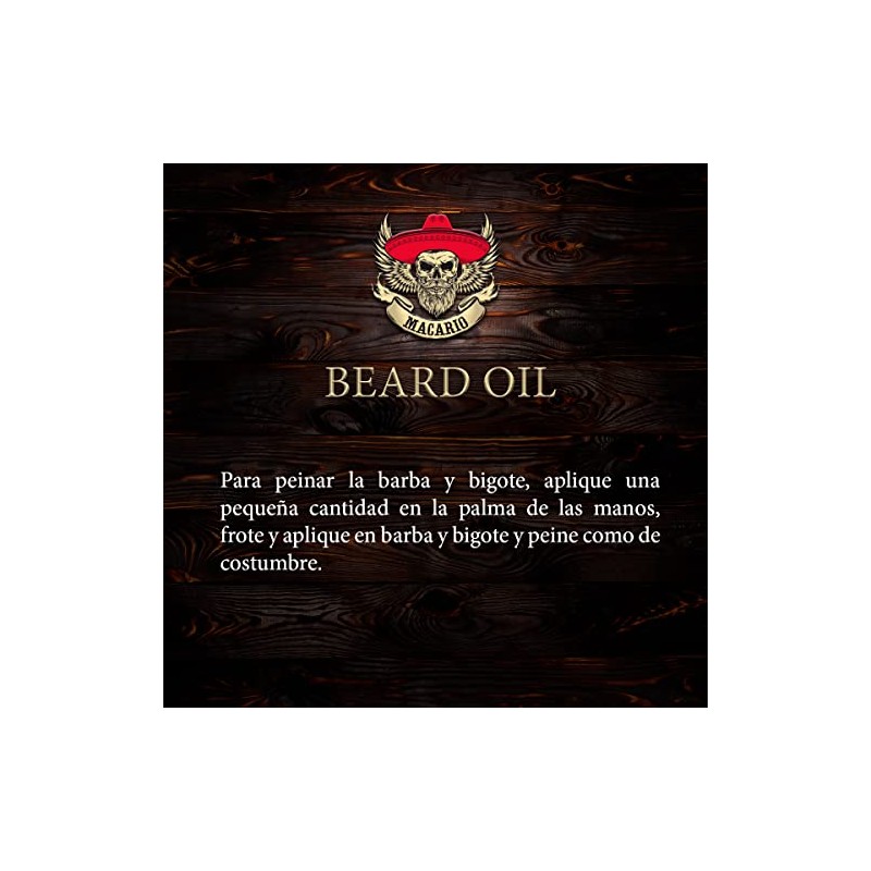ACEITE PARA BARBA Y BIGOTE DE BERGAMOTA, EUCALIPTO Y ROMERO