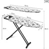 Duwee 12"x36" Ironing Board with Heat Resistant Cover and Thicken