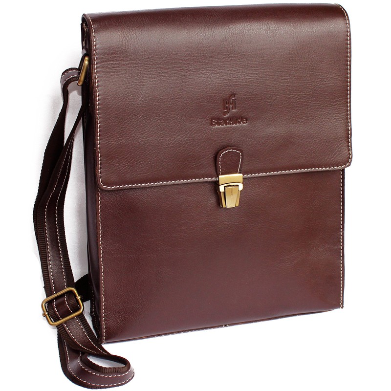 STARHIDE Women Genuine Leather Travel Messenger Cross Body Shoulder Bag