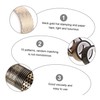 Operitacx 10 Pack Creative Foil Washi Tapes Black Decorative Sticker