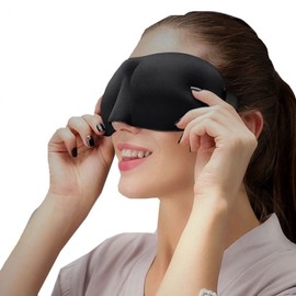Comfortable stereoscopic 3D sleeping eye mask cotton cushion blindfold 5ea