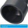 PATIKIL PVC Reducer Pipe Fitting 3.5x2.5 Inch Socket, Straight Coupling