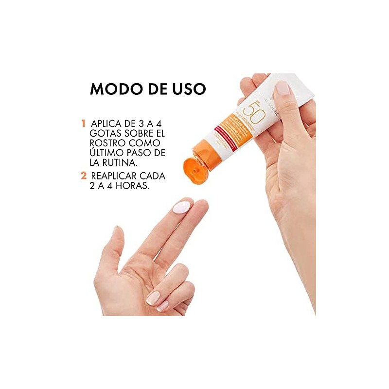 Vichy Protector Solar Facial Anti Edad Toque Seco Fps50 Capital