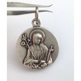 Saint Catherine from Siena Silver Medal - The Patron Saints Medals