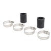 2Pcs 1in High Temp Pipe Clamps Connector Sturdy Exhaust Pipe