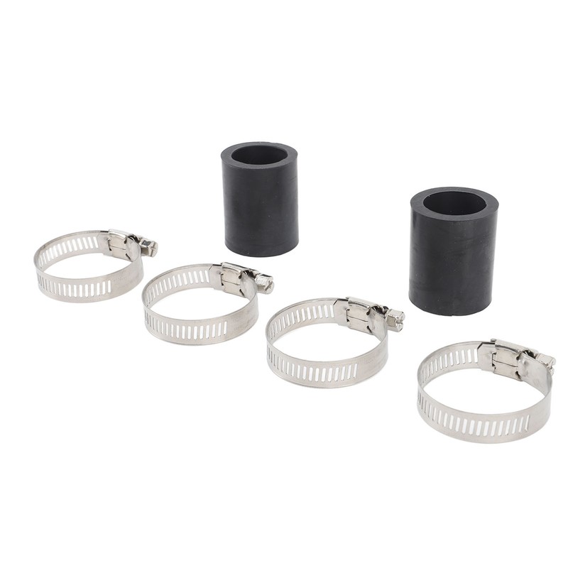 2Pcs 1in High Temp Pipe Clamps Connector Sturdy Exhaust Pipe