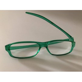 Nannini 201 Italian Flat-folding Reading Glasses (Assorted Colors & Strengths) (+1.5, Lime)